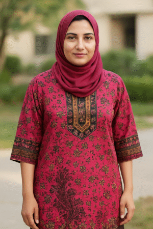 Red Printed Kurti for Women